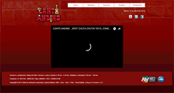 Desktop Screenshot of cantoandino.com.pe